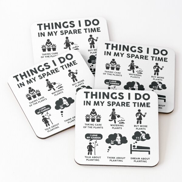 Item preview, Things I Do In My Spare Time Planting designed and sold by LounisArt.