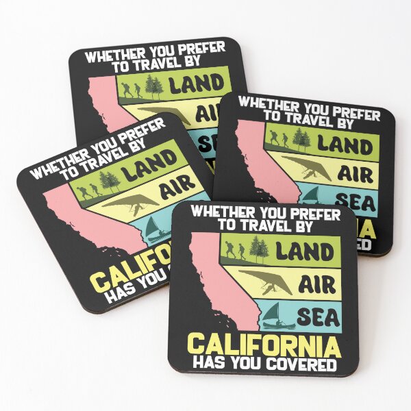 Item preview, California: Travel Through Land, Air & Sea designed and sold by VividGraphicCo.