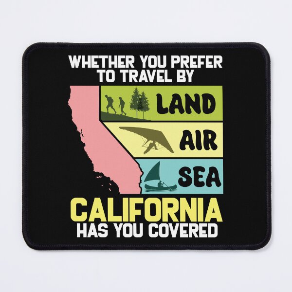 Item preview, California: Travel Through Land, Air & Sea designed and sold by VividGraphicCo.