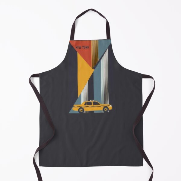 Item preview, New York City Abstract Geometric Retro Taxi  designed and sold by KiwiRider.