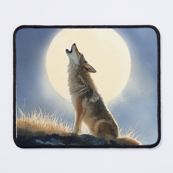 Item preview, Coyote at Full Moon designed and sold by laurashawart.