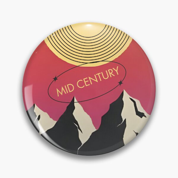 Item preview, Mid century sun and mountains danish designed and sold by CaseMastery.