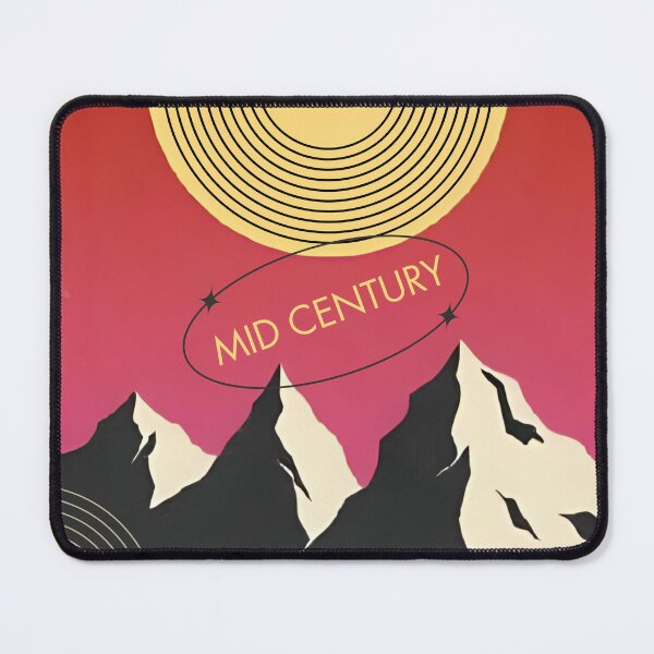Item preview, Mid century sun and mountains danish designed and sold by CaseMastery.