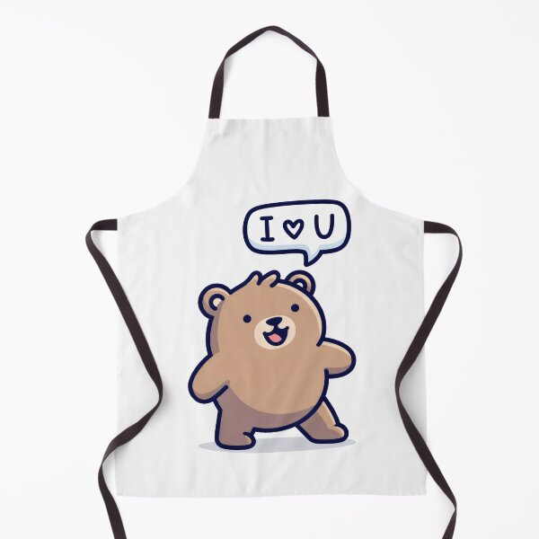 Item preview, I Love You Bear Design with Speech Bubble and Playful Cartoon Style designed and sold by SplashTastic.