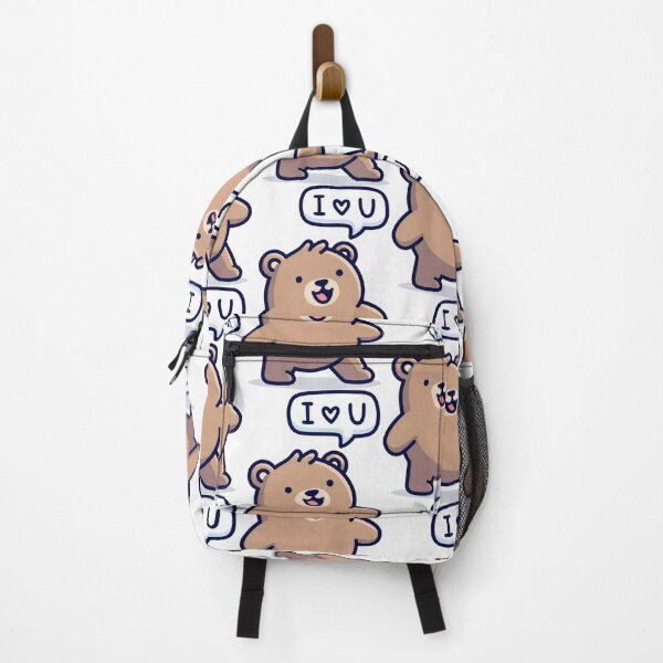 Item preview, I Love You Bear Design with Speech Bubble and Playful Cartoon Style designed and sold by SplashTastic.