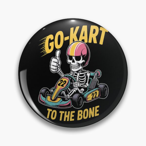 Item preview, Go-Kart Skeleton To The Bone designed and sold by StuffNestie.