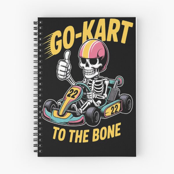 Item preview, Go-Kart Skeleton To The Bone designed and sold by StuffNestie.