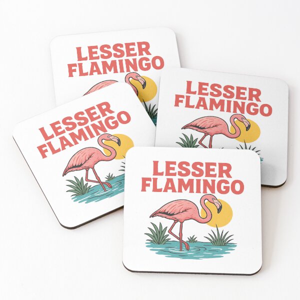 Item preview, Lesser Flamingo T-shirt Design designed and sold by PopPizzazz.