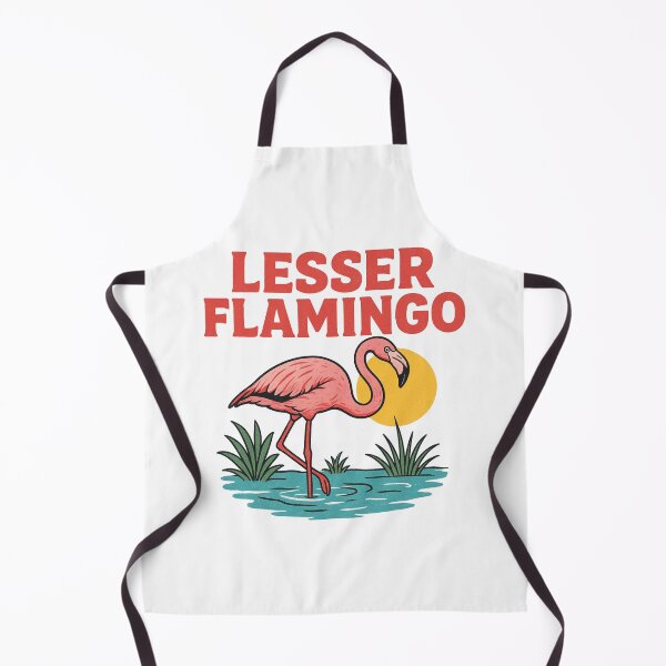 Item preview, Lesser Flamingo T-shirt Design designed and sold by PopPizzazz.