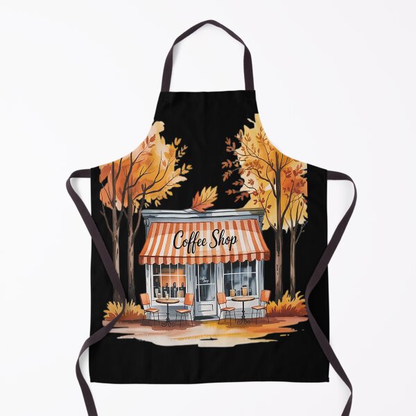 Item preview, Warm & Inviting Cozy Fall Coffee Shop designed and sold by SignaturalGen.