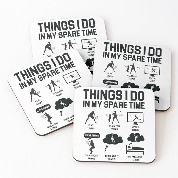 Item preview, Things I Do In My Spare Time Tennis designed and sold by LounisArt.