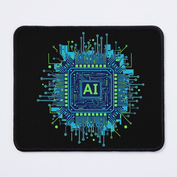 Item preview, Digital Brain AI Chip Core Circuitry Blueprint designed and sold by MartinxMarie.
