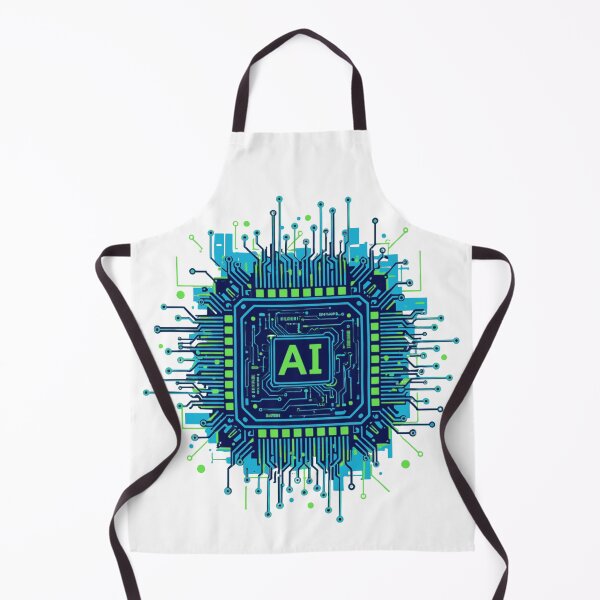 Item preview, Digital Brain AI Chip Core Circuitry Blueprint designed and sold by MartinxMarie.