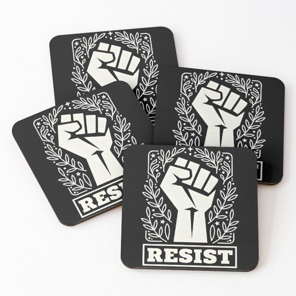 Item preview, Camiseta de resistencia política, camiseta con gráfico de activismo, camiseta anti-Trump, camiseta con declaración política, camiseta de puño de resistencia, camiseta de protesta designed and sold by THREE LITTLE BEANS.
