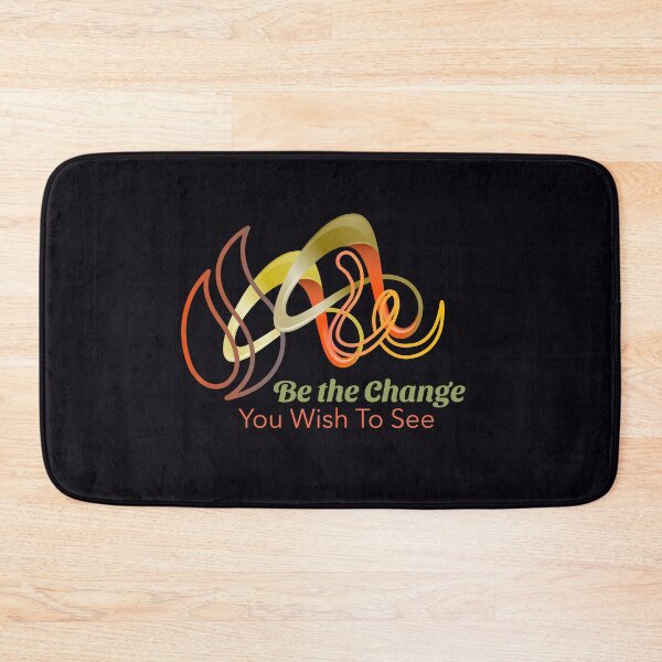 Item preview, Be the Change You Wish to See active lifestyle. designed and sold by "Vibe & Style Merch".