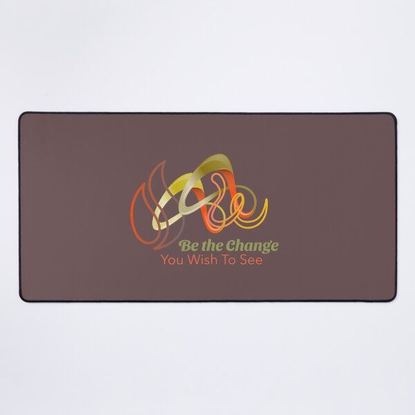 Item preview, Be the Change You Wish to See active lifestyle. designed and sold by "Vibe & Style Merch".