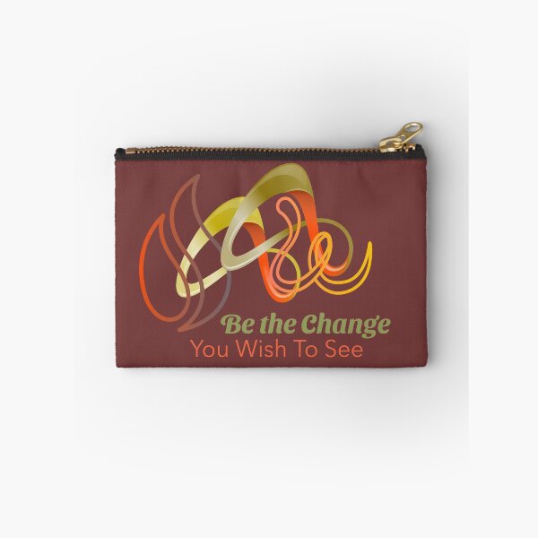 Item preview, Be the Change You Wish to See active lifestyle. designed and sold by "Vibe & Style Merch".