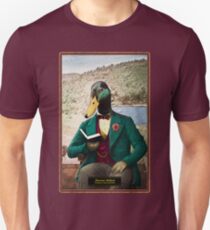 Monsieur Mallard Reading an Improving Book Unisex T-Shirt