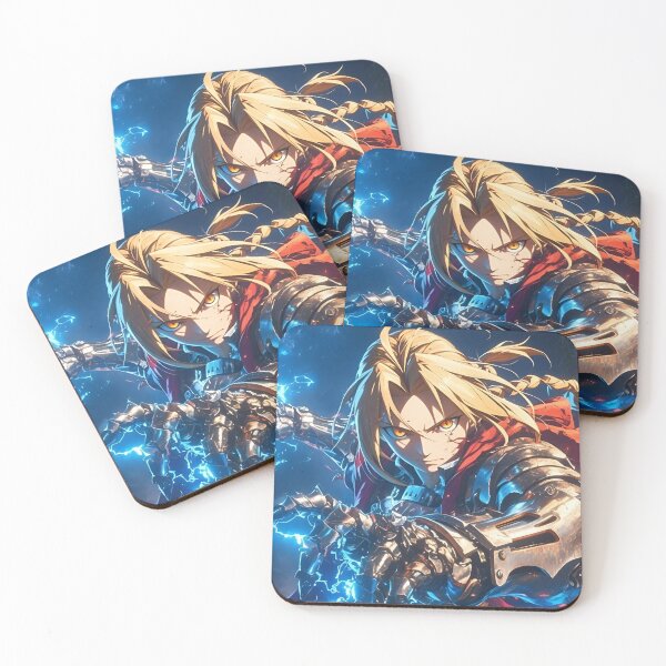 Item preview, Stormbound Alchemist – Electric Anime Warrior with Metal Armor designed and sold by Dyan4.