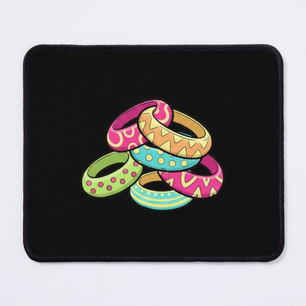 Item preview, Vibrant Patterned Bangles Pile. Aesthetic Bangle Stack  designed and sold by ZyVoAli.
