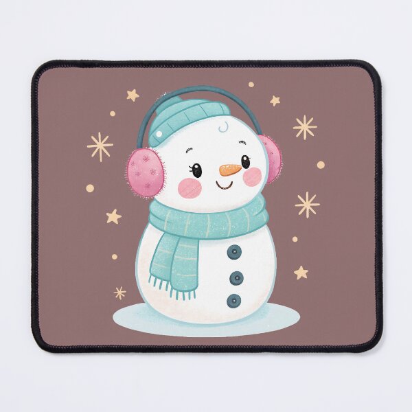 Item preview, Cozy Kawaii Snowman designed and sold by Neural-canvas.