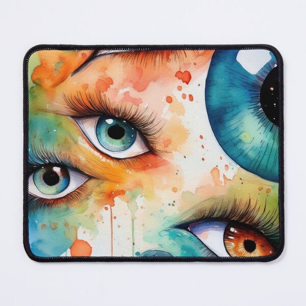 Item preview, modern wall art of eyes designed and sold by alan tunnicliffe.