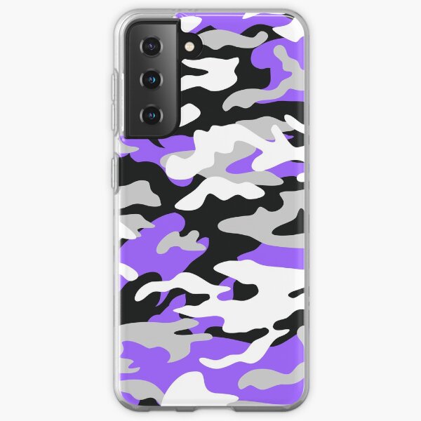 SUPER FRESH PURPLE CAMOUFLAGE BY SUBGIRL Samsung Galaxy Soft Case