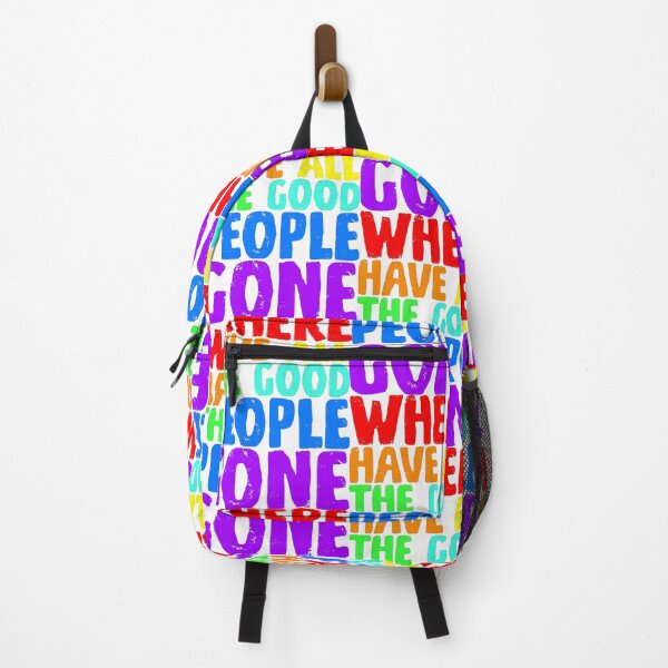 Item preview, Where Have All The Good People Gone | Funny Rainbow Distressed Quote T-Shirt designed and sold by Mr Lee.