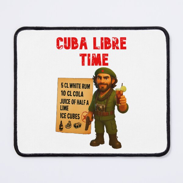 Item preview, Cuba Libre Time – cocktail recipe with revolutionary flair designed and sold by malero-design.