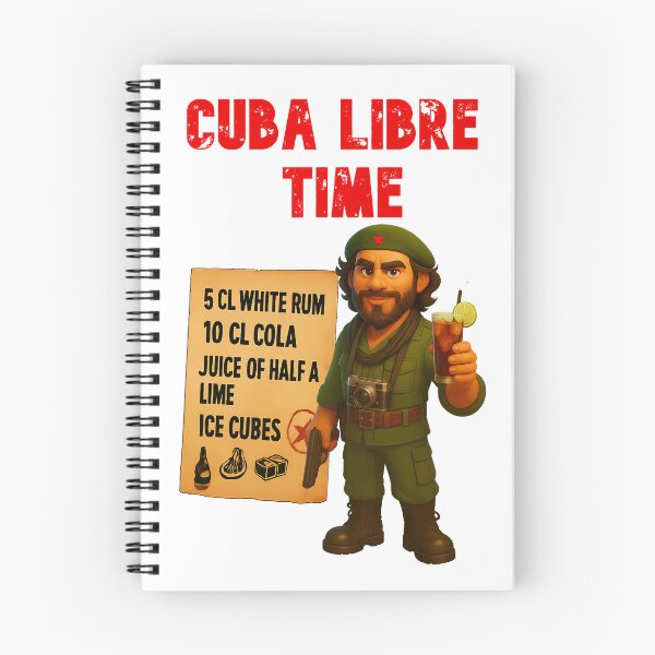 Item preview, Cuba Libre Time – cocktail recipe with revolutionary flair designed and sold by malero-design.