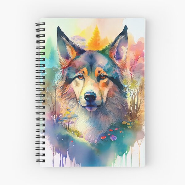 Item preview, ai generated watercolour portrait of a dog art designed and sold by alan tunnicliffe.