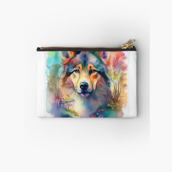 Item preview, ai generated watercolour portrait of a dog art designed and sold by alan tunnicliffe.