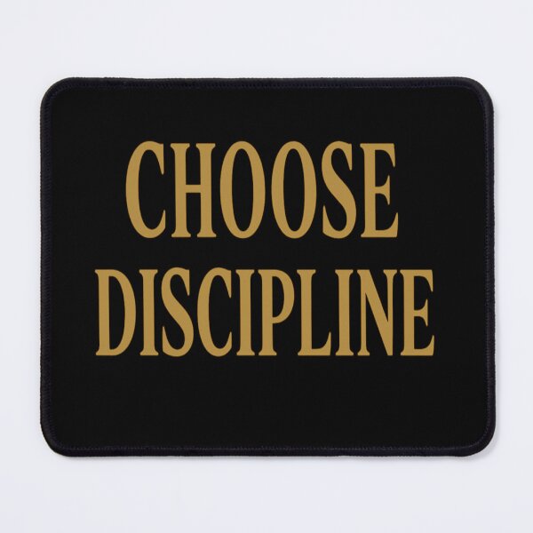 Item preview, Choose Discipline | Motivational Quote for Focus & Success designed and sold by JayInspires.