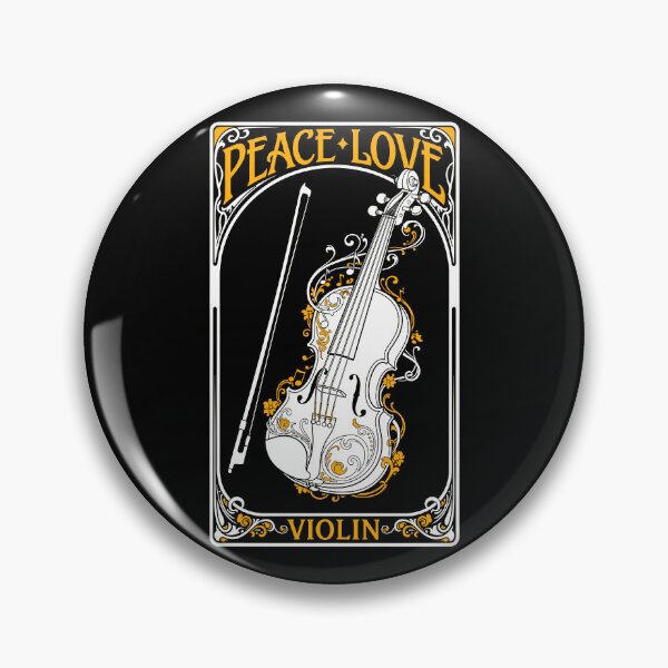 Artikelvorschau, Violinist Fiddle Peace Love Violin Music Music Music Musiker Vintage entworfen und verkauft von GrandeDuc.