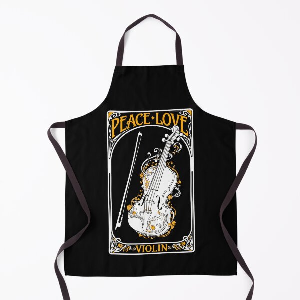 Item preview, Violinist Fiddle Peace Love Violin Music Musician Vintage designed and sold by GrandeDuc.