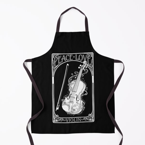 Item preview, Violinist Fiddle Peace Love Violin Music Musician Vintage designed and sold by GrandeDuc.
