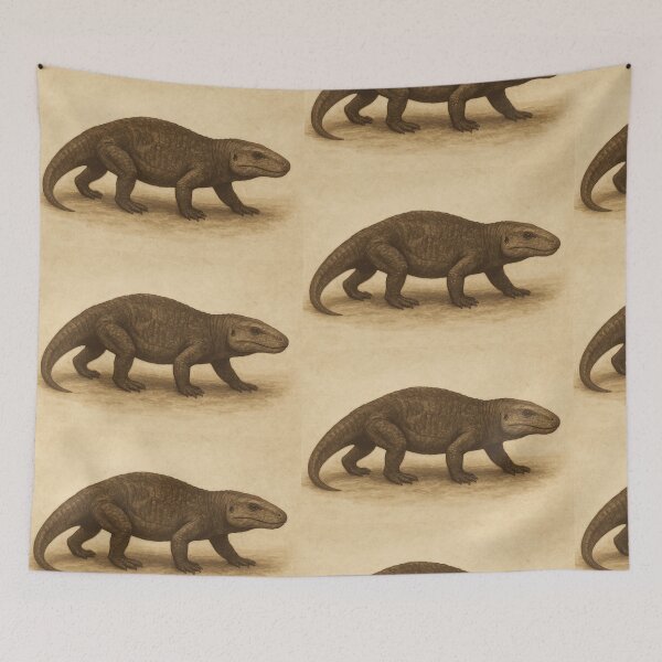 Item preview, Aesthetic Study of a Permian Synapsid designed and sold by PrehistoryPulse.