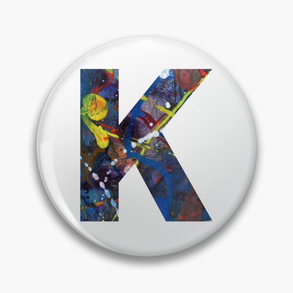 Item preview, Colorful Abstract Letter K T-Shirt Art designed and sold by CoolGTees.
