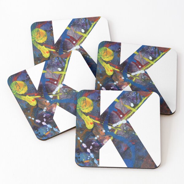 Item preview, Colorful Abstract Letter K T-Shirt Art designed and sold by CoolGTees.