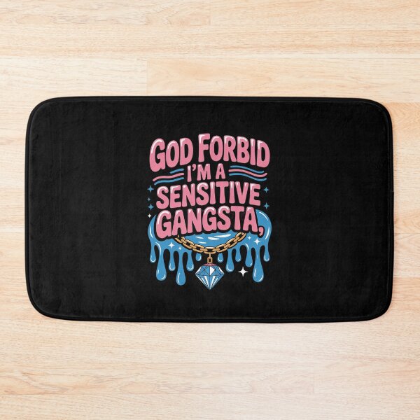 Item preview, Womens Funny God Forbid I'm A Sensitive Gangsta Cute Cozy  designed and sold by RuthGAArt.