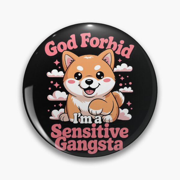Item preview, Womens Funny God Forbid I'm A Sensitive Gangsta Cute Cozy0  designed and sold by RuthGAArt.