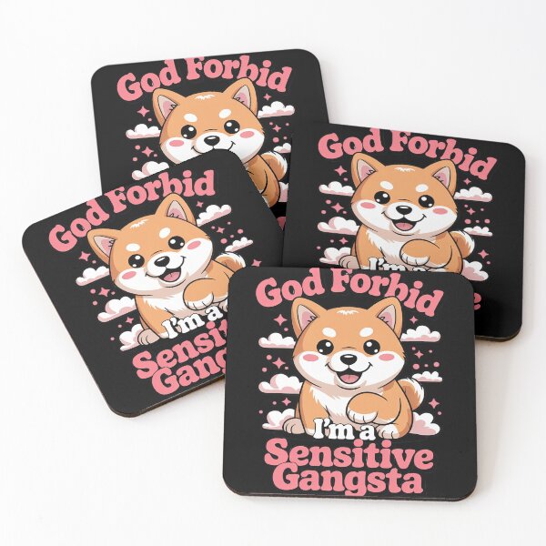 Item preview, Womens Funny God Forbid I'm A Sensitive Gangsta Cute Cozy0  designed and sold by RuthGAArt.