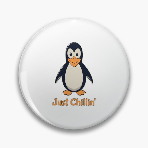 Item preview, Just Chillin' - Happy Penguin Relax Mode designed and sold by Drawings Project.