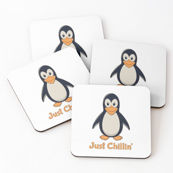 Item preview, Just Chillin' - Happy Penguin Relax Mode designed and sold by Drawings Project.