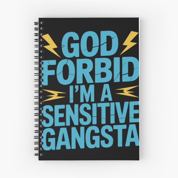 Item preview, Womens Funny God Forbid I'm A Sensitive Gangsta Cute Cozy2  designed and sold by RuthGAArt.