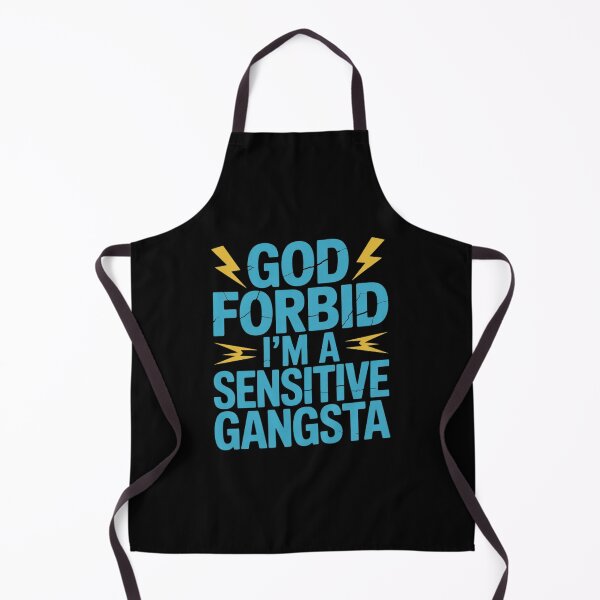 Item preview, Womens Funny God Forbid I'm A Sensitive Gangsta Cute Cozy2  designed and sold by RuthGAArt.