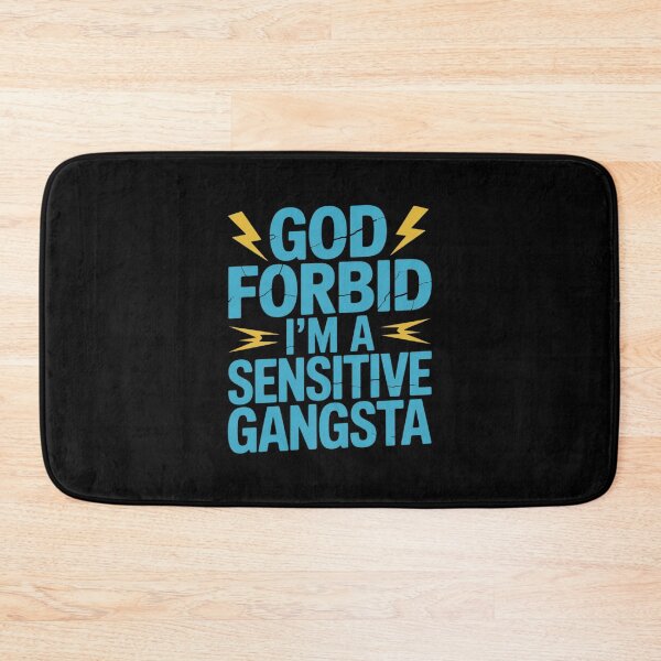 Item preview, Womens Funny God Forbid I'm A Sensitive Gangsta Cute Cozy2  designed and sold by RuthGAArt.