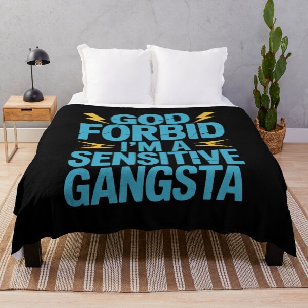 Item preview, Womens Funny God Forbid I'm A Sensitive Gangsta Cute Cozy2 designed and sold by RuthGAArt.