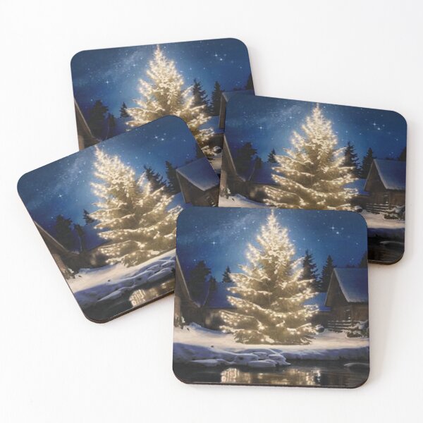 Item preview, illuminated Christmas tree winter moon light designed and sold by  Mudikeys.