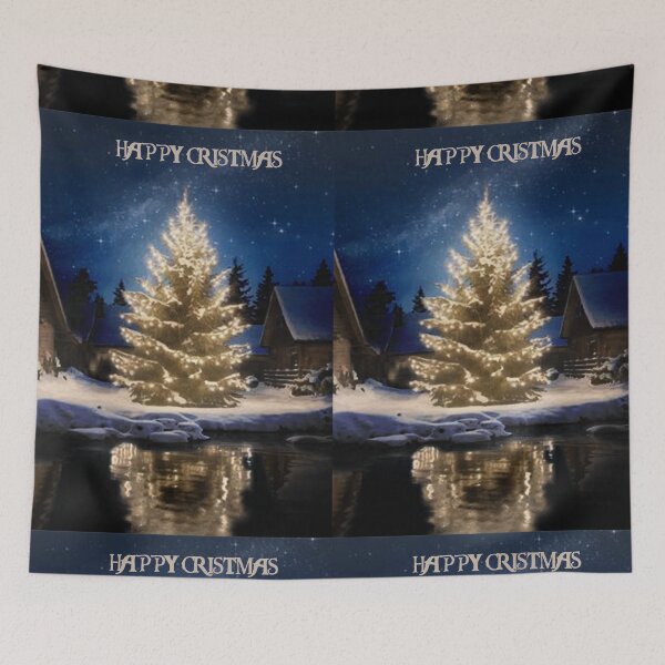 Item preview, illuminated Christmas tree winter moon light designed and sold by  Mudikeys.
